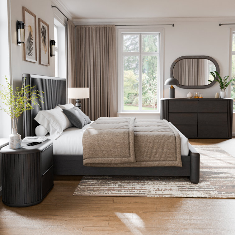 EnitialLab Damone 5Piece Panel Bedroom Set Wayfair Canada